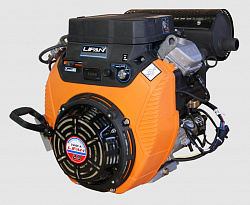 Бензиновый двигатель Lifan 2V80F-A 20A (29 л.с., вал 25 мм), с электростартером, катушка 20 А 12В   
