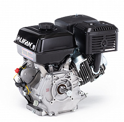 Бензиновый двигатель Lifan 190F (15 л.с., вал 25 мм) катушка 11 А 12В